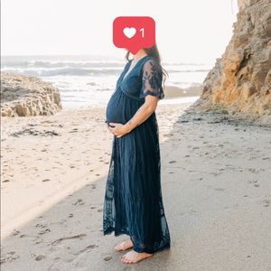 Pink Blush maternity dress